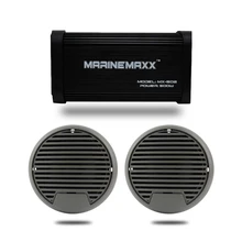 500 Вт 4 канала Bluetooth мотоциклетные усилители домашние морской Лодка аудио стерео водостойкий USB MP3 AUX 3 дюймов водонепрони