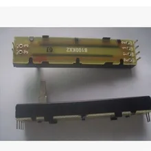 B100K смеситель двойной прямой слайд потенциометры 73 мм вал 15 мм