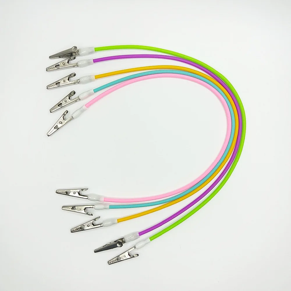 Colorful Dental Bib Clip Chain dental Silicone Patient clips for bibs