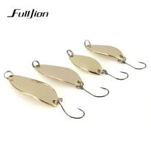 Fulljion 1pcs Fishing Lures Wobbler Spinner Baits Spoons Artificial Bass Hard Sequin Paillette Metal Steel Hook Tackle Lures