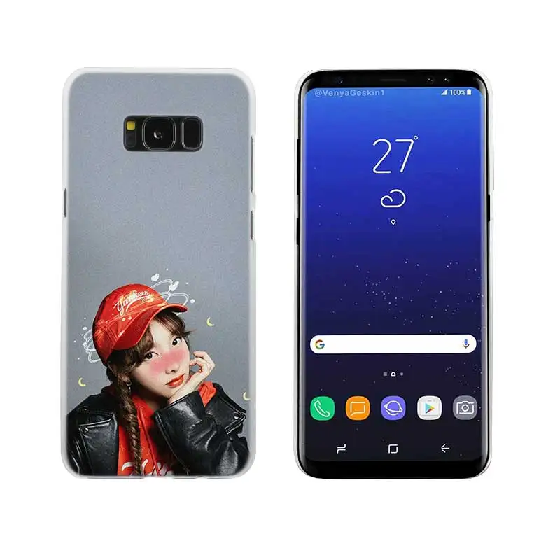 Twice Mina Momo Kpop прозрачный Note 10 9 pro Жесткий чехол для samsung Galaxy S4 S5 S6 S7 S8 S9 Plus Edge Mini s10 lite - Цвет: 06