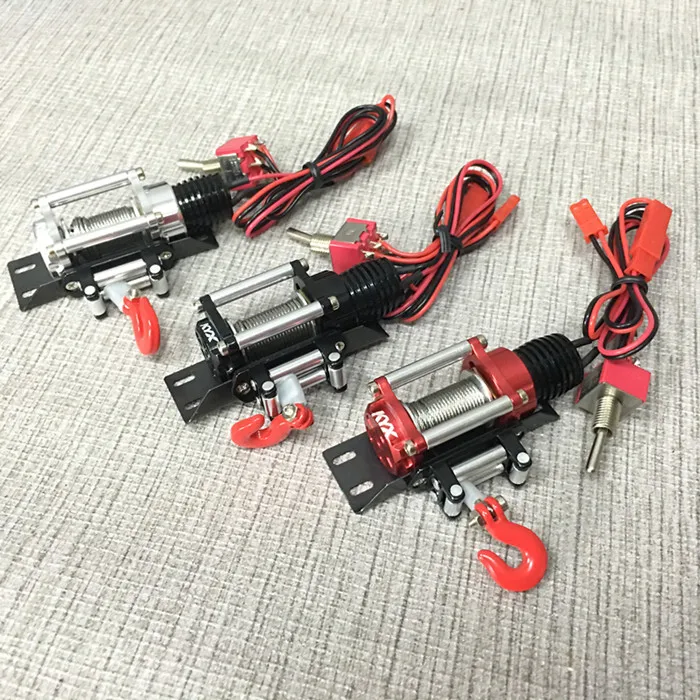 Детали RC электрическая лебедка для 1/10 D90 D110 Axial Scx10|rc parts|winch electric winchrc winch |