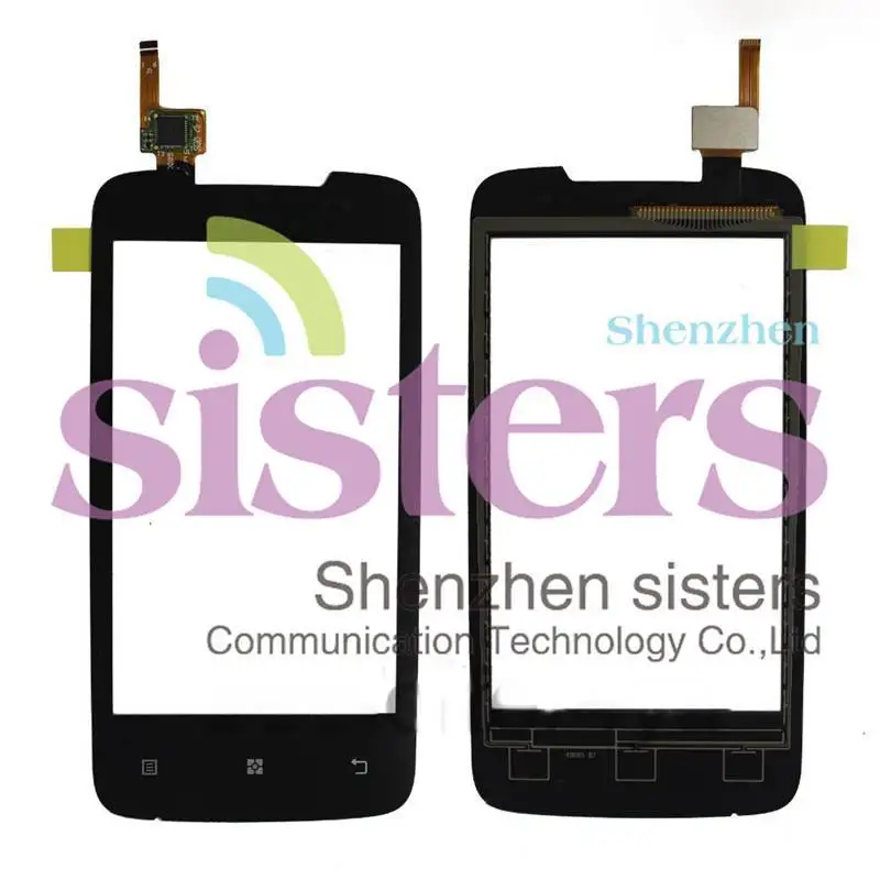 50Pcs Wholesale High Quality Touch Screen Digitizer For Lenovo A390 Free Shipping | Мобильные телефоны и аксессуары