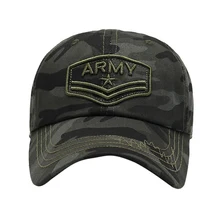 Baseball Cap Fashion Style Outdoor Camouflage Lightweight Breathable Sunshade Cotton Hat Headwear With Adjustable Back Closure