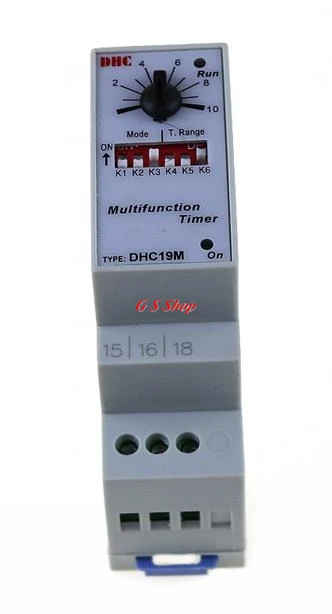 DHC19-M AC/DC 24-240 В многофункциональный таймер реле времени руководство реле с функцией таймера DHC19-M