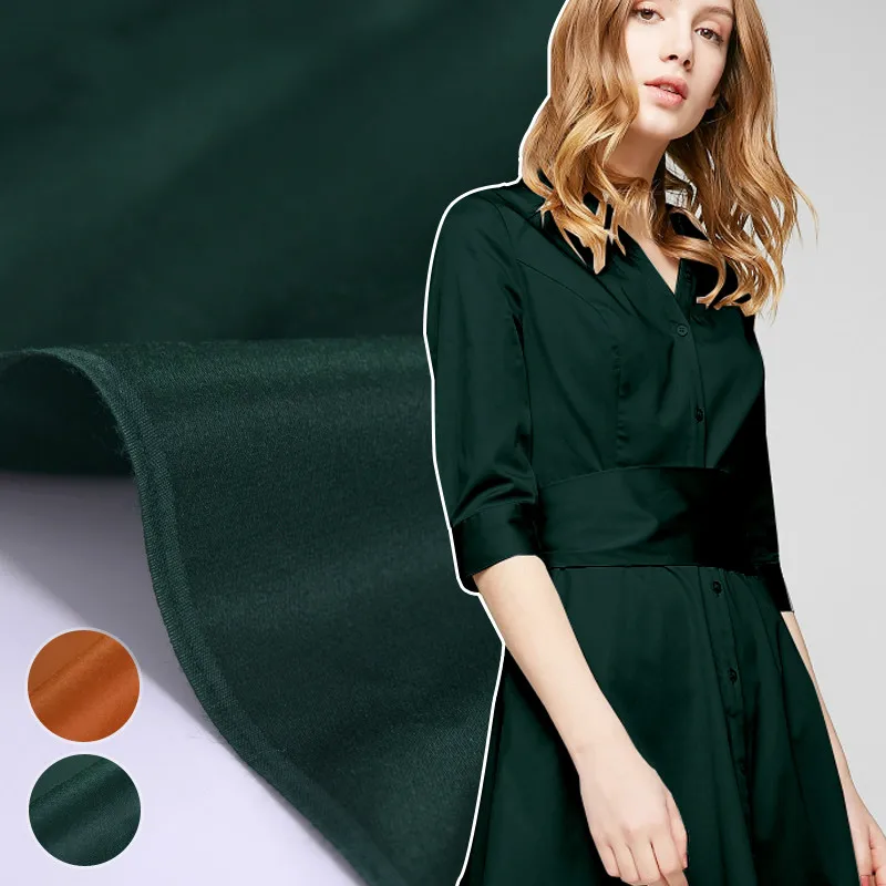 

140cm wide 33mm pure silk wool fabric skeleton sense of senior dress custom silk wool blended fabric silk cloth wool cloth
