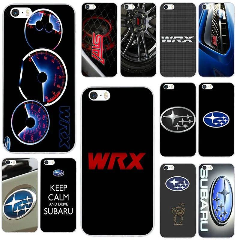 

Soft TPU Silicone Mobile Phone Cases Back Cover for iphone 7 6S 6 8 Plus 5 5S 5C SE X XR XS Max 4 4S Shell Hot Car Subaru Logo