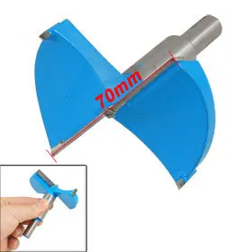 

70mm Cutting Diameter Hinge Boring Drill Bit Blue Gray