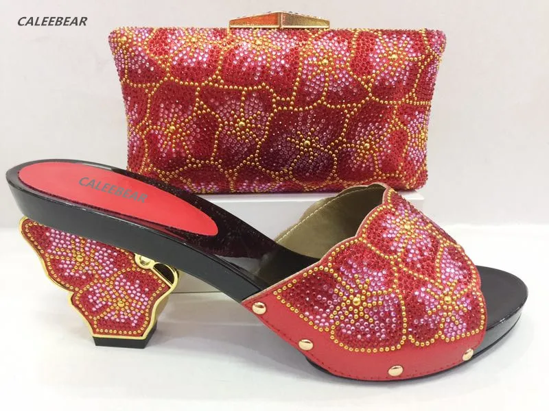 Chaussures africains Et les Sacs Assortis Italien Chaussures Et Sac