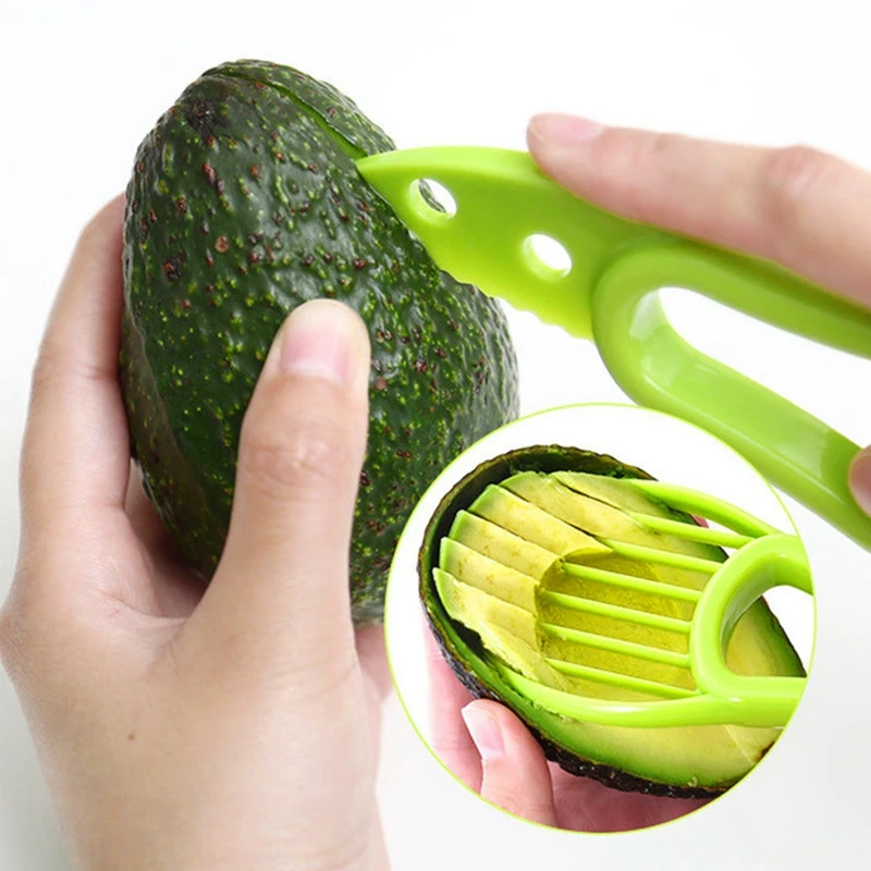 

Avocado Slicer Shea Corer Butter Fruit Peeler Cutter 3 In 1 Pulp Separator Kitchen Vegetable Tools Home Accessory