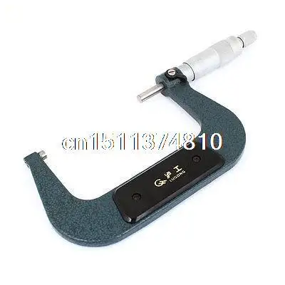 

75-100mm 0.01mm Grad. Metric Outside Micrometer Mechanist Caliper Slate Green