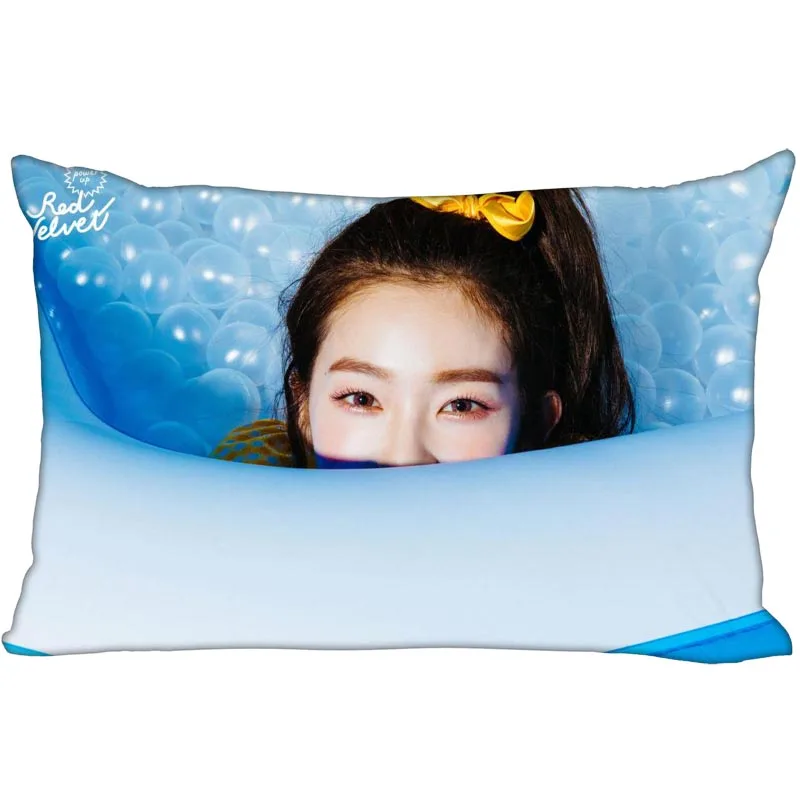 14 Новое поступление KPOP star custom Joy печатных атласная Наволочка логотип две стороны более Размеры 35x45 см, 40x60 см, 50x75 см - Цвет: 14