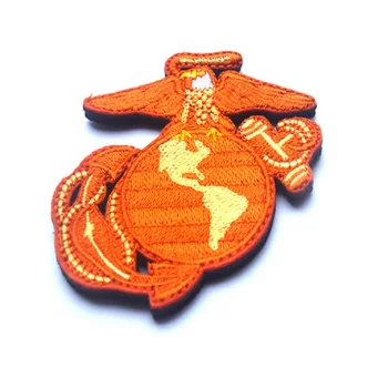 

10pcs/lot 3D embroidery magic stickers US Seal marine patch Eagle Globe and Anchor patch Alloy equipment Peace Walker Badge