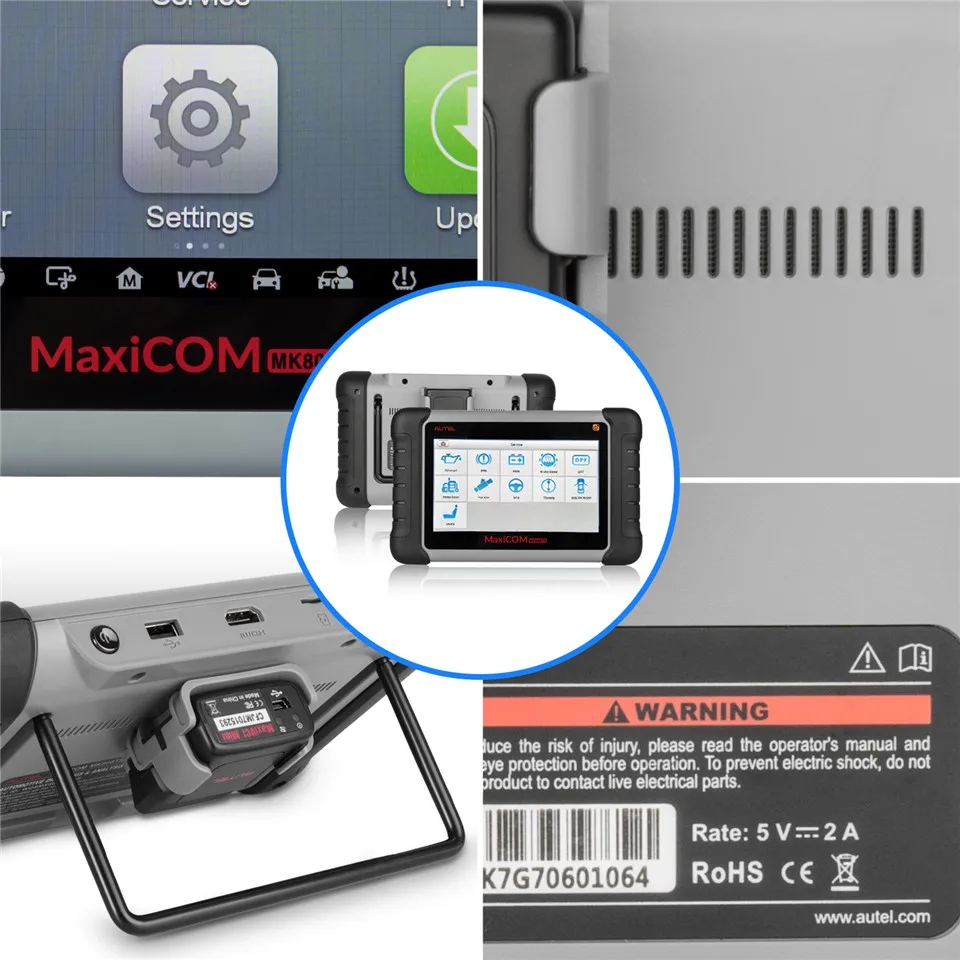Autel MaxiCOM MK808TS MK808 TS давления воздуха в шинах сброса активации инструмент программирования и все Системы коннектор для прибора бортовой диагностики с OBD I адаптеры(12 шт