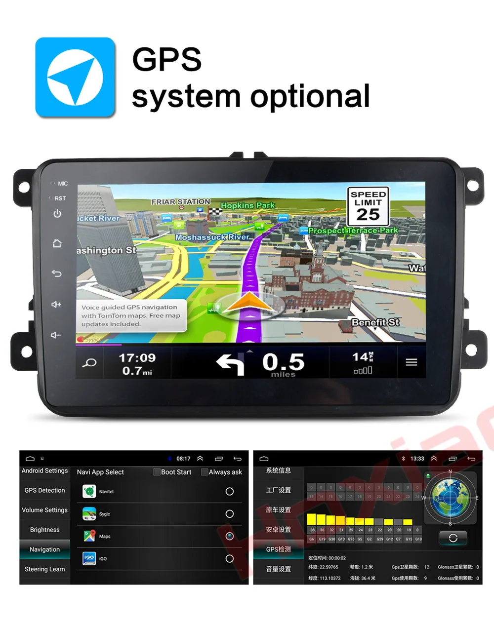 Flash Deal for VW/Golf/Passat/POLO/Tiguan/Skoda/Fabia/Rapid/Seat/Leon Autoradio 8 inch Car Android radio gps stereo 2 din car dvd player 6