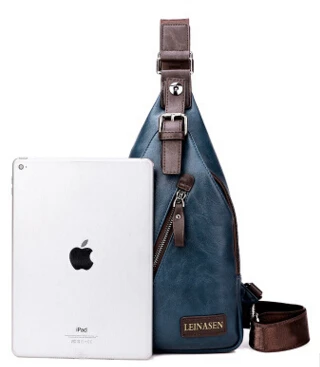 Men 's Fashion Pockets Men' s Messenger Shoulder Korean version of riding bag
