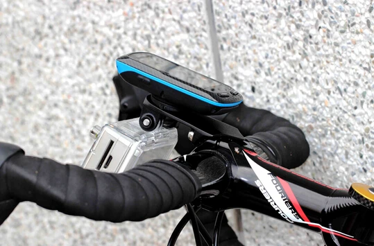 Fouriers HA-S014 Bicycle Handlebar Stem Mount adaptor/holder For GARMIN Edge810 800 510 500 200 Computer&GoPro HERO HERO2, HERO3