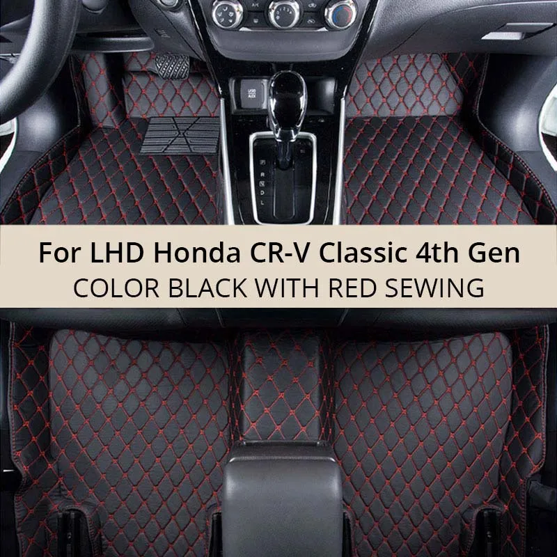 Для LHD Honda CR-V Classic 4th 2017 2016 2015 2014 2013 автомобильные коврики на заказ коврик для салона