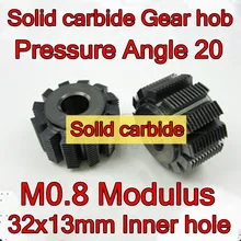 M0.8 модуля 1 шт. 32x13 мм Внутреннее отверстие Давление угол 20 твердосплавные Шестерни плита