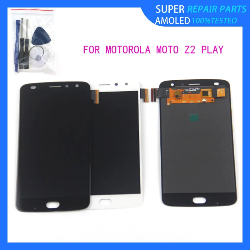 

For Motorola Moto Z2 play Play LCD touch screen digitizer 5.5 inch XT1710 XT1710-01 LCD OLED 1920 * 1080 replacement parts