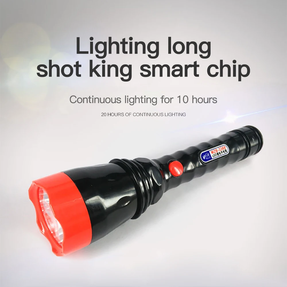 

New USB LED Flashlight Handy Rechargeable LED Torch Light Hunting Portable USB LED Lanterna 2 Modes Zoomable Torch with Adapter