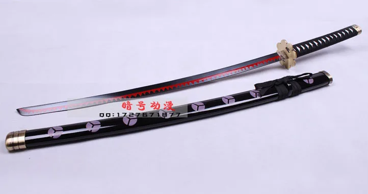 S0267 Аниме ONE PIECE RORONOA ZORO SHUSUI SWORD W/кроваво красный рисунок тупое лезвие 51&quot|sword sword|sword