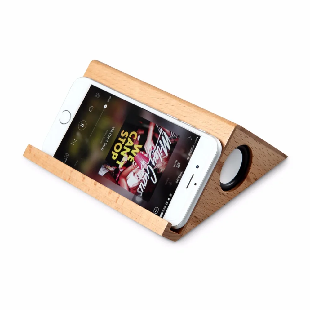 New Arrival Wooden Bluetooth Wireless Speaker Unique Triangle Portable