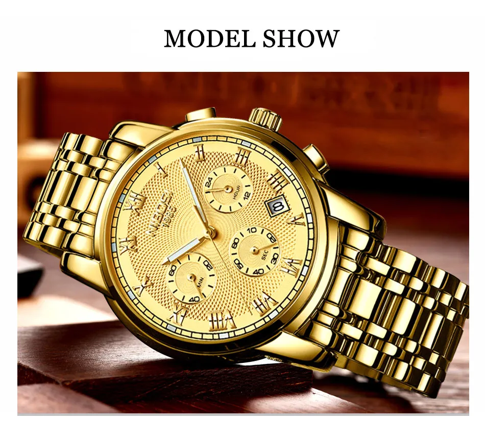 Relogio Masculino NIBOSI золотые наручные часы Для мужчин часы лучший бренд класса люкс известный золотой кварцевые наручные часы для мужской часы Reloj