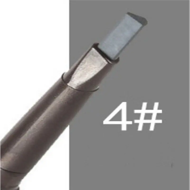 Водостойкий карандаш для бровей карандаш для подводки бровей усилитель косметический макияж инструмент для красоты прочный легко носить - Цвет: 04 Gray