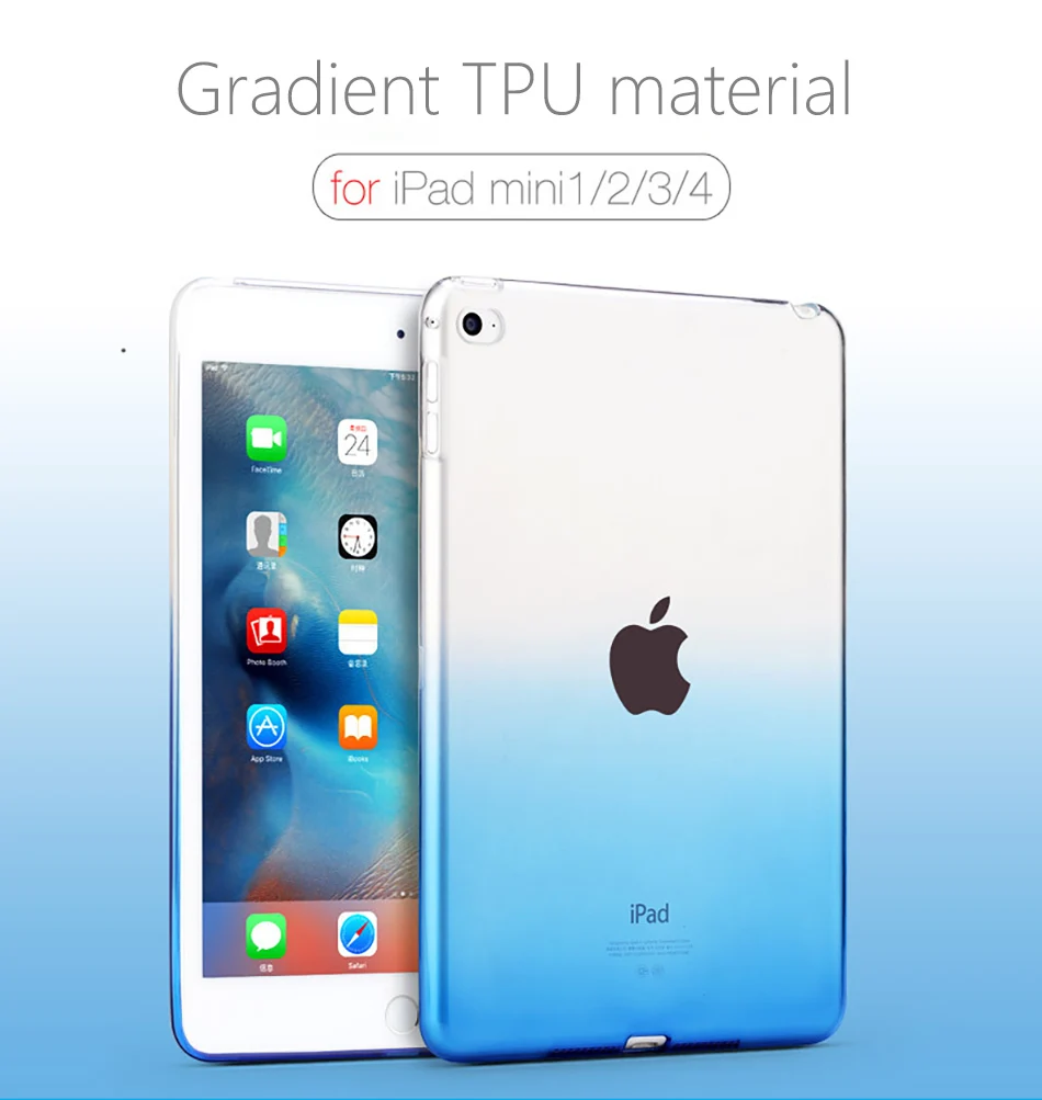 !ACCEZZ 9.7 inch Case For Apple iPad Air 1256 Soft Silicone Smart Cover Fashion Full Protective Drop Resistance Tablet Sleeve (1)