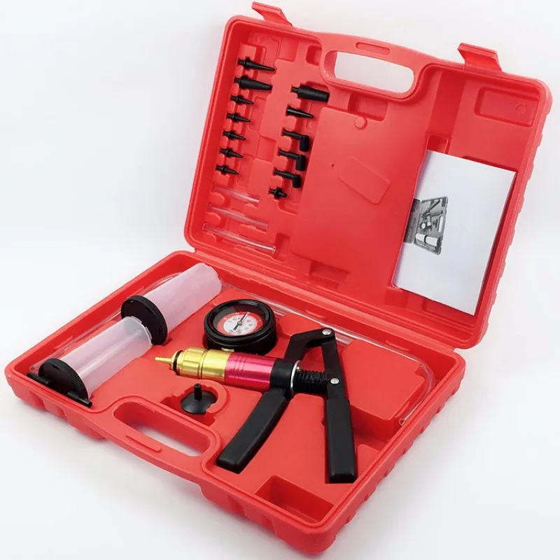 1 Set Multi functional Auto Hand Held Vacuum Pump Pressure Tester Kit