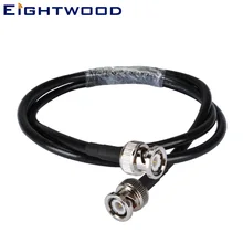 Eightwood RF коаксиальный адаптер кабель BNC штекер прямо косички RG58 кабель 3 футов
