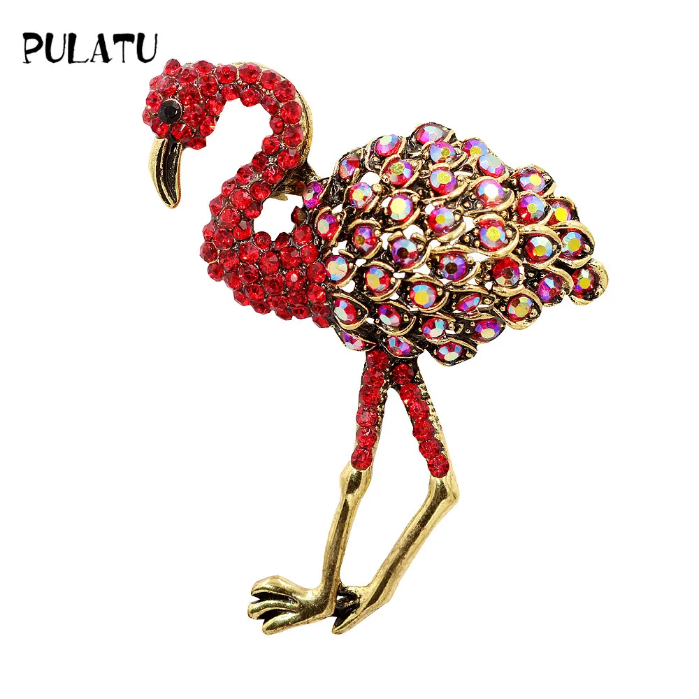 ювелирное украшение синее фламинго. брошь из бисера страус. брошь страус. брошь фламинго синий красная пресня. дизайнерская брошь с пером страуса.