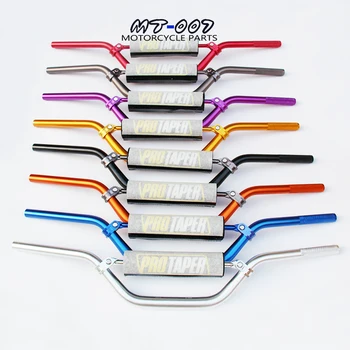 

Motorcycle Enduro ATV MX New 1 1/8" 28MM Middle rise Handlebar Handle Fat Bars handlebar pad chest protector for Dirt Pit Bike