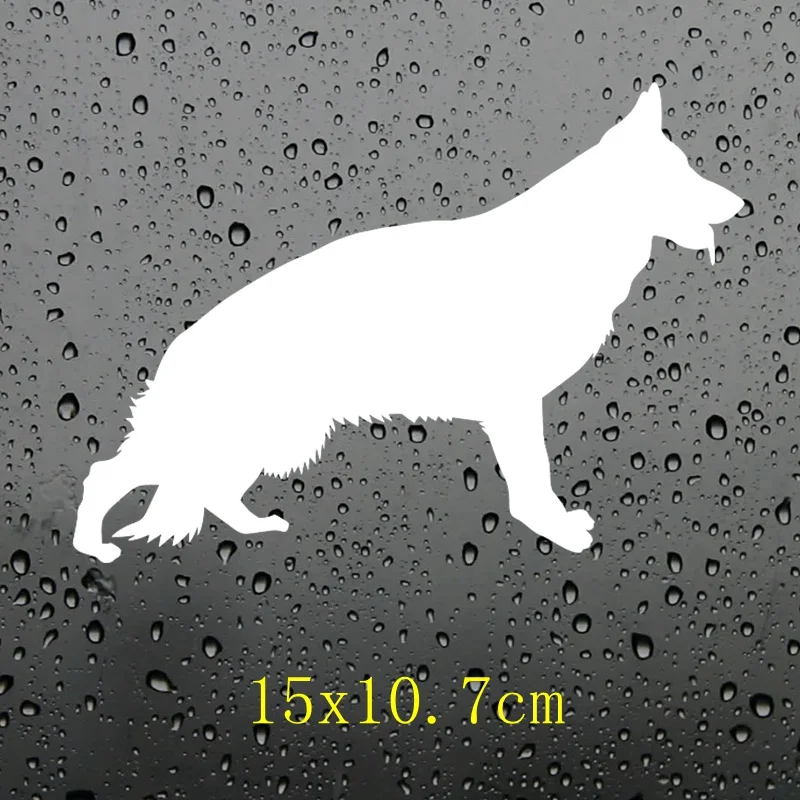 Три Ratels LBH183 #15x10 7 см немецкая овчарка стикер на машину с собакой забавных наклеек