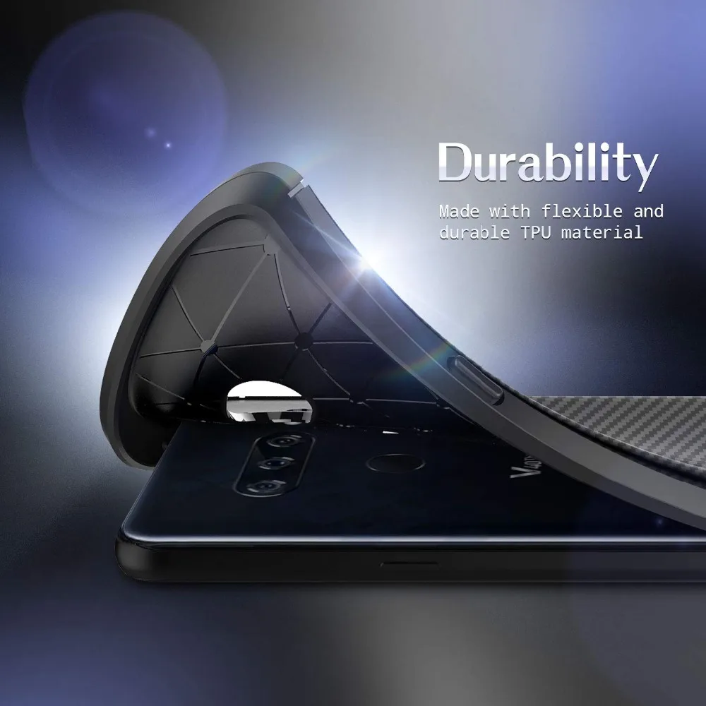 Чехол для LG V50 V40 V60 G8 чехол ThinQ Броня мягкий Силиконовый противоударный из