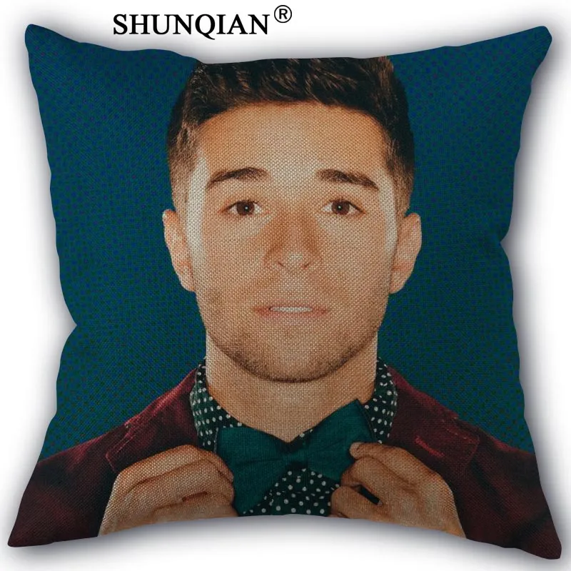 Pillowcase Jake Miller наволочка льняное белье квадратном каблуке на молнии, накидка для подушки, уникальный дизайн по индивидуальному заказу свою фотографию размером 45*45 см с одной стороны - Цвет: Pillowcase