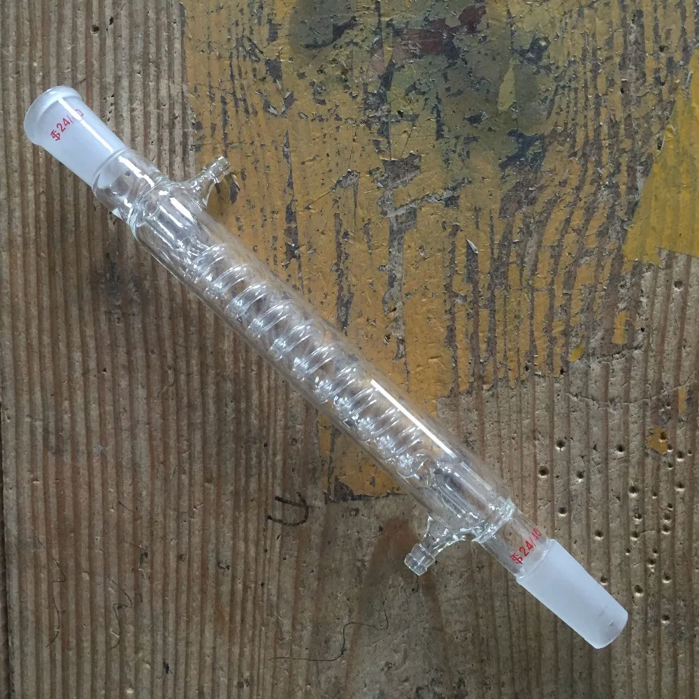 Graham Condenser 24/40 Jacket 200mm Coil Glass Condenser Laboratory