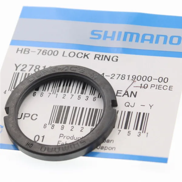Shimano DURA-ACE трек SS-7600 одноколесная Звездочка фиксированная передача Fixie велосипедная звездочка - Цвет: Lock Ring