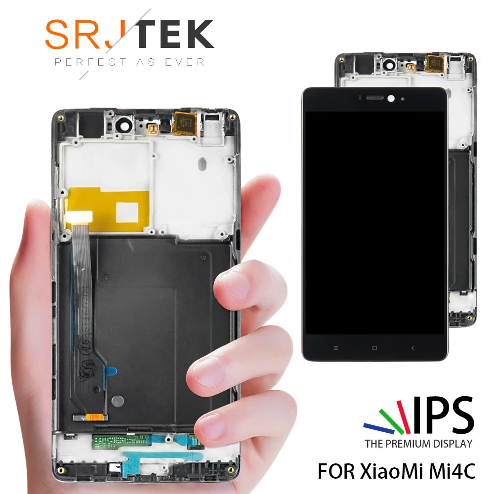 

No Dead Pixel 5.0" 1920x1080 Replace Screen Mi 4C LCD For XIAOMI Mi4C LCD Display Touch Screen Digitizer with Frame