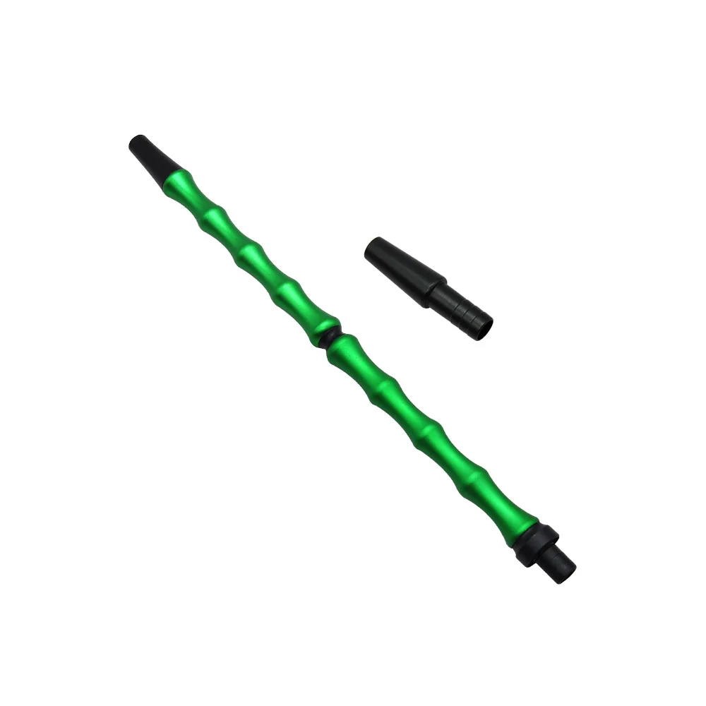 HORNET 352 мм кальян наргила алюминиевый стержень мундштук наконечники шланга ручка "подходит для внутреннего диаметра 10 мм кальяна силиконовый шланг" - Цвет: Green