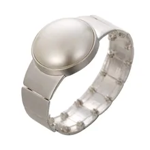 Faitheasy богиня темперамента жемчужно-как белый металлический эластичный браслет аксессуары