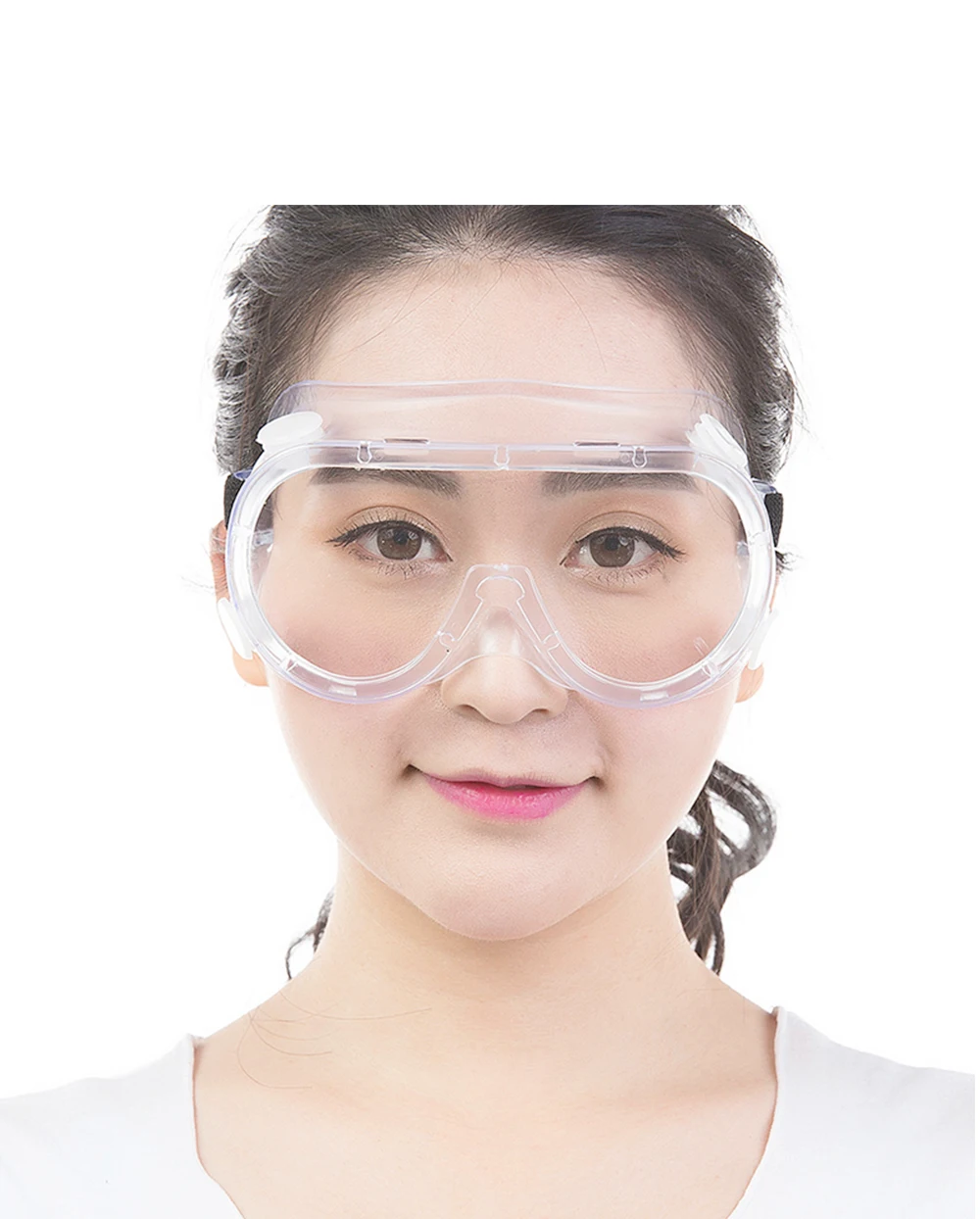 Abeso anti-воздействия и химических всплеск очки, защитные очки Пособия по экономике ясно Анти-туман объектив Защита глаз труда A7907