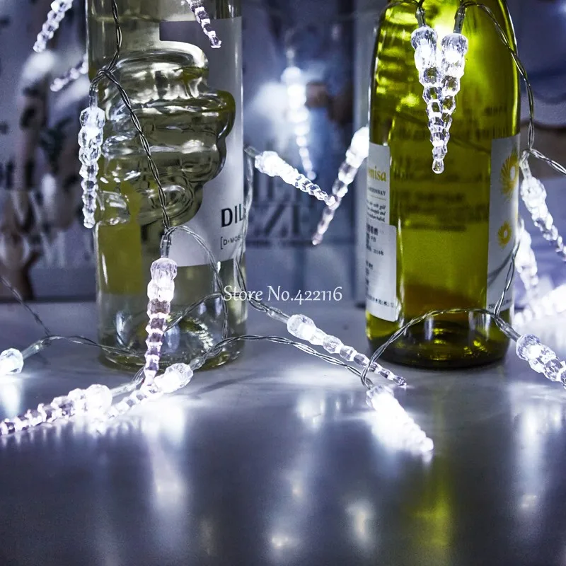 СВЕТОДИОДНАЯ Гирлянда в виде сосулек 10 м 20 30 50 м|icicle led|holiday lightsled string fairy |