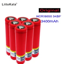 Новая Оригинальная liitokala 3,7 V Sanyo 18650 3400mAh NCR18650BF аккумуляторная батарея