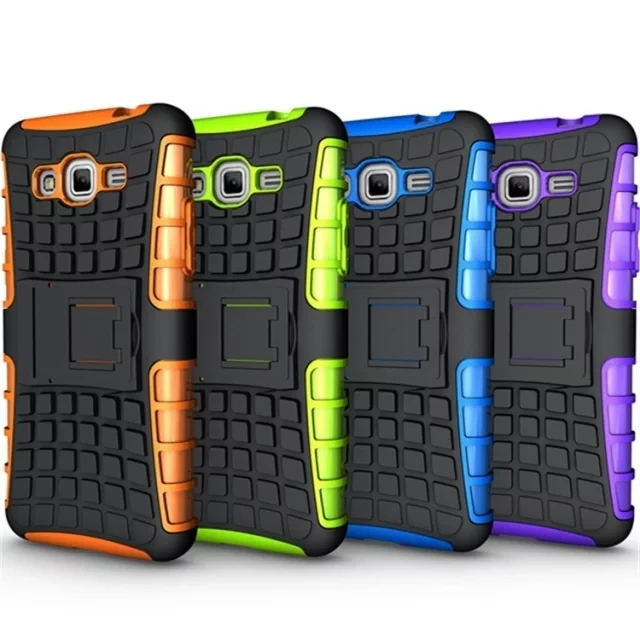 

For Case Samsung Galaxy Grand Prime Cover Anti-knock Silicone & Plastic Case For Samsung Grand Prime Case G530H G530F<]