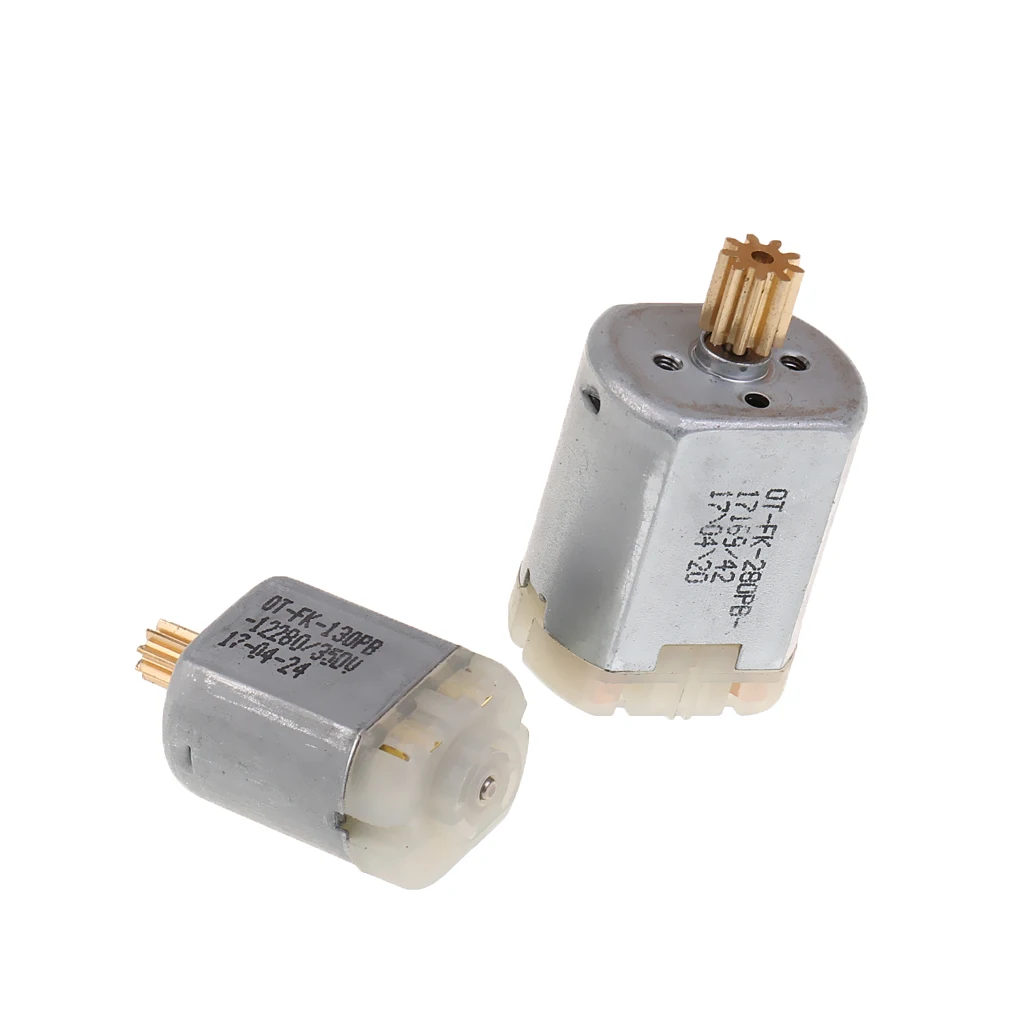1Pair 20mm D Flat Shaft Door Lock Actuator Motor Power Locking Repair Engine for Tiguan Touareg CC Magotan