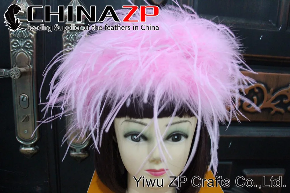 pink ostrich feathers boa (5)