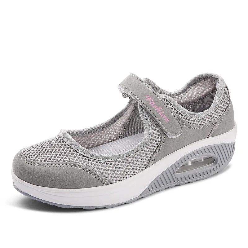 

2019 Summer Fashion Women Flat Platform Shoes Woman Breathable Mesh Casual Shoes Moccasin Zapatos Mujer Ladies Boat Shoes