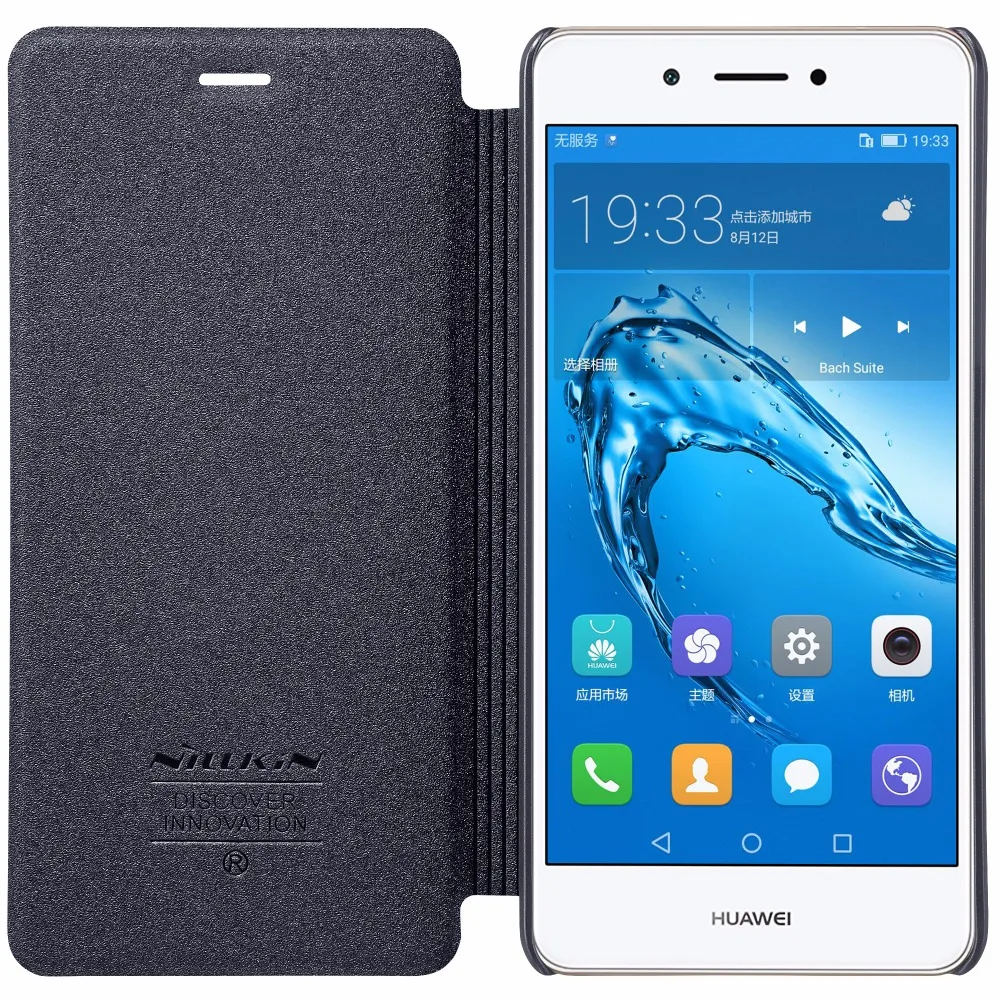 

Huawei honor 6c 5.0 inch case Huawei honor 6c cover NILLKIN Sparkle PU Leather Flip Cover Case For Huawei honor 6c